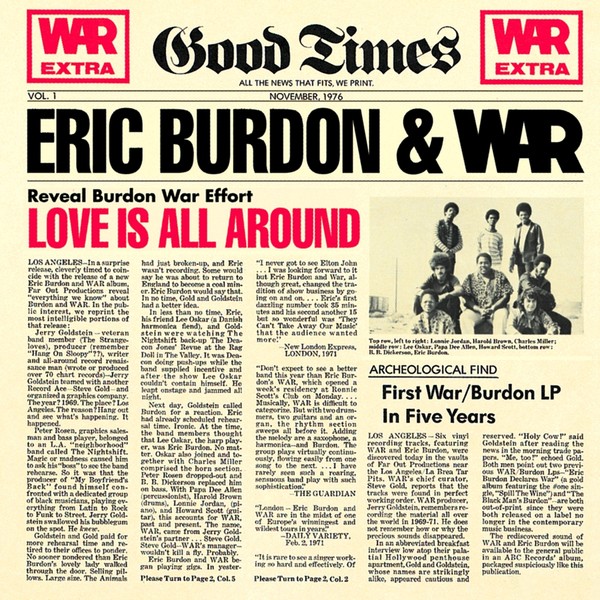 Eric Burdon & War (1976) - Love Is All Around